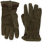 camel active Herren authentischer Lederhandschuh Fäustlinge, Dunkelgrün, M