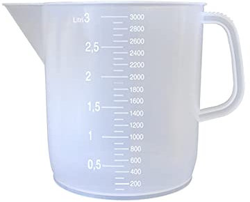 Jarra natural vertedora graduada 3L - Sunbox/JVA-3