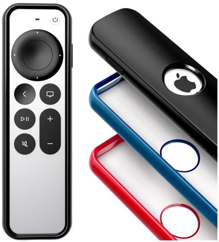 ReliaMount – Cover for Apple TV Remotes – Premium Drop Protection and Comfortable to Hold – Designed in USA (Premium Black with Soft Microfiber Lining)