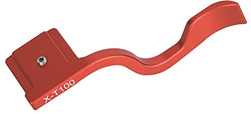 Tbest Sonstiges Kamerazubehör Aluminiumlegierung Daumenauflage Handgriff Ersatz für Fuji Xt100 Spiegellose Kamera Schwarz (Rot)