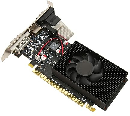 Tonysa 4 GB Grafikkarte, Desktop-Grafikkarte, 4 GB DDR3 128-Bit-Gaming-Grafikkarte mit 3 Ausgangsschnittstellen, 700 MHz GPU 1400 MHz, PCI Express X16 3.0