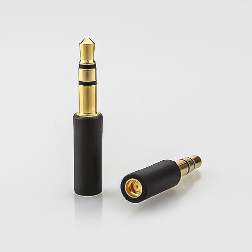 Tirstrup MMCX-Buchse auf 3,5-mm-Stecker, kompatibel mit Hifiman-Kopfhörern, behält die ursprüngliche Klangqualität bei