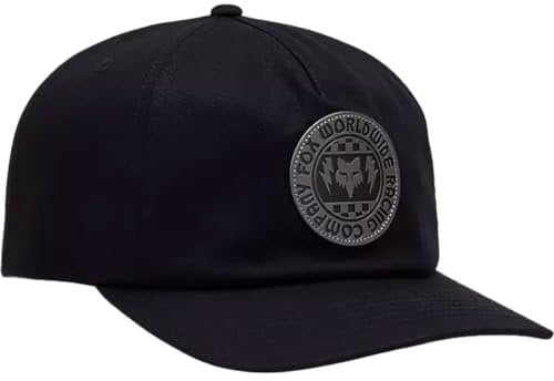 Fox Baseball Cap Next Level Snapback HAT Black OS