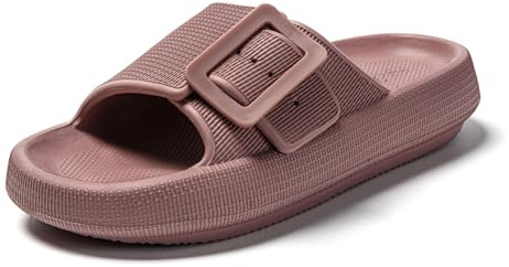 JOMIX Ciabatte Donna Estive Ciabatte Nuvola Gomma da Mare Spiaggia Piscina Morbide Pantofole Ragazza SD9029-13 Hotpink 39/40