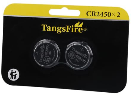 CR2450 3V Lithium Knopfzellen CR 2450 Batterien 5 Stück (2)