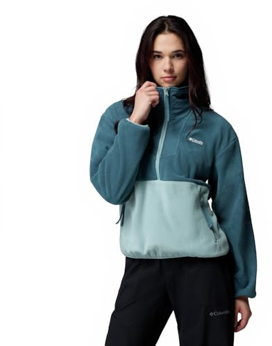 Columbia Damen Sequoia Grove Half Zip Fleece-Überziehhilfe, Everblue, Crushed Blue, M EU