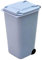 Qiebenav Small Desktop Trash Can, Mini Wheelie Paper Tin, Storage Bin, Desktop Organiser, Pen and Pencil Cup, Creative Blue