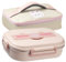 Lunch Box Niños con Bolsa Térmica de Transporte. 4 compartimentos + bowl con cierre hermético - Incluye Cubiertos - Ideal para la escuela y excursiones - Conejo y Oso (Conejo - Rosa)