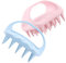 CRILSTYLEO 2St Je eins rosa) Peeling-Kopfhautbürste sprühen Kamm Gesicht Kratzer hair styling hair treatment shampoo Haarmassagegerät Kopfhaut Kopfschrubber zum Waschen der Haare Kieselgel