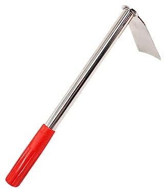 YARNOW kleine hacke aus Edelstahl Werkzeuge Werkzeug zum Jäten von Spalten Stand Hacken für die Gartenarbeit gartenwerkzeug Gardening Tools Gartenhacke Pflanzhacke Rostfreier Stahl rot