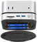 ORICO 40Gbps MiniLink M47P Hub Kompatibel Mac mini M4, Aluminium Mac mini 2024 Hub mit Dual SSD Gehäuse für M.2 NVMe, 3 USB 3.2, SD/TF 4.0