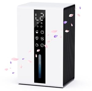 Dehumidifiers for Home with 1800ML, Dehumidifier for Bedroom Sleep & Auto Humidity & 2 Modes, Auto Shut Off & 6-48H Timer & LED Light Design, Dehumidifier for Drying Clothes Wardrobe Damp Closet