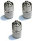 FINELED 3PACK Mogul Goliath E40 to Standard Base E27 Adapters, Use This Adapter to Plug an E27 Bulb Into a Mogul Goliath E40 Light Fixture