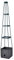 Floraworld Tomatenpflanzturm Comfort, Anthrazit, 25 x 25 x 150 cm