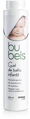 Bubels Gel de Baño Infantil Hipoalergénico con Avena y Calendula, 400 ml
