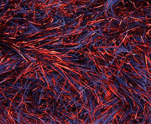 King Cole Tinsel Chunky Two Tone Knitting Yarn Sparkle Eyelash Wool 1 x 50g (Rocket - 3065)