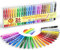 Shuttle Art Gelmalstifte, 24 bunte Wachsmalstifte set, hochwertige Gelmalstifte für Kinder, rotierende Wachsmalkreiden für Kleinkinder, ungiftig, waschbar, Schüler und auf Papier und Glas geeignet