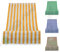 Tenda da Sole a Righe per Balcone Veranda o Terrazzo con Anelli e Ganci Tessuto Resistente da Esterno Misura cm 280x300 Colore Giallo