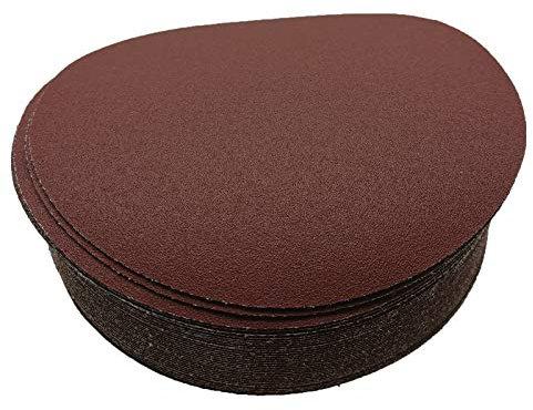 ISSTAR 40 Pcs 7-Inch 180 Grit Hook and Loop Sanding Discs Sandpaper, Sanding Tools for Random Orbit Sander