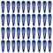 Lot de 40 barrettes à cheveux en métal de 5,1 cm pour filles (Bleu marine)