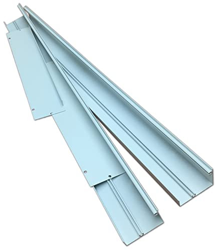LED ATOMANT Packung mit 2 Rahmen 60x30 für LED Panel Slim, Weißer Aluminium Aufbau-Rahmen, Komplettset zur Deckenmontage, Macht Einbaupanel schnell und einfach zum Aufbaupanel