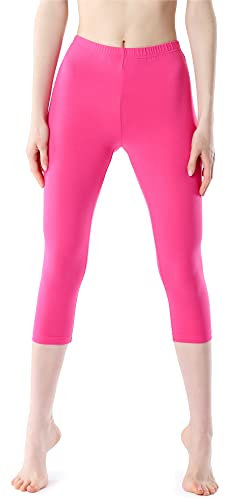 Bellivalini Legging 3/4 Tenue Sport Femme BLV50-204 (Rose, S)