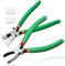 LEONTOOL Set di 2 pinze da corsa in vetro con 2 paia di punte in gomma di ricambio per portachiavi pinze per vetri colorati per il taglio del vetro