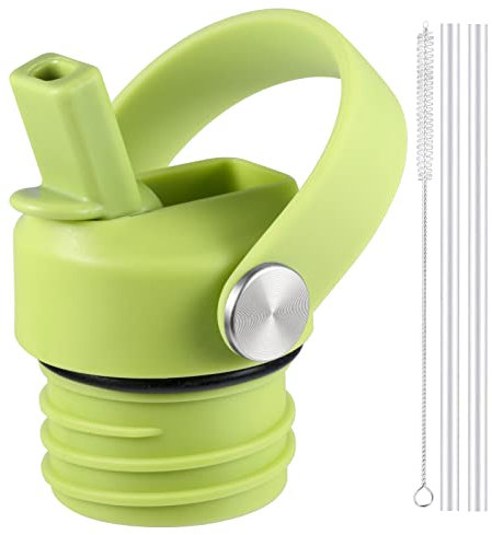 RRegeny Straw Lid for Hydro Flask Standard Mouth, Lid with Straws Fits Hydroflask Standard Mouth 21 24 oz, Sports Flex Cap Water Bottle Accessories Replacement Lid Top
