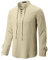 YAOBAOLE Chemise Homme Style Médiéval à Lacets Coton Lin Manche Longue Décontractée Été Pirate Viking Déguisement Kaki L