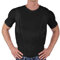 HONGCUICUI Herren-T-Shirt Mit Verdecktem Lederholster, Holster-Hemd, Verdecktes Tragen, Kompression, Rundhalsausschnitt, Eng Anliegend, Atmungsaktiv (2XL,Schwarz)