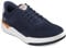 Skechers Men's Corliss-Dorset Sneaker, Navy, 45 EU