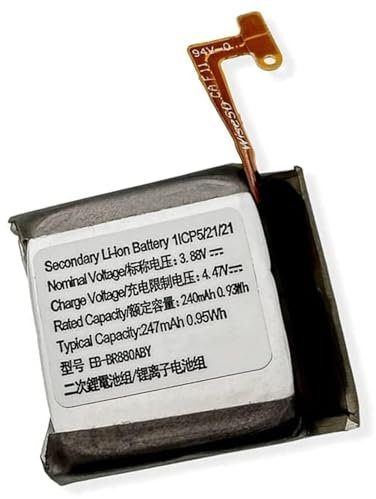nengbattery EB-BR880ABE EB-BR880ABY Replacement Battery Compatible With Galaxy Watch 4 Classic 42 mm SM-R880 SM-R880N