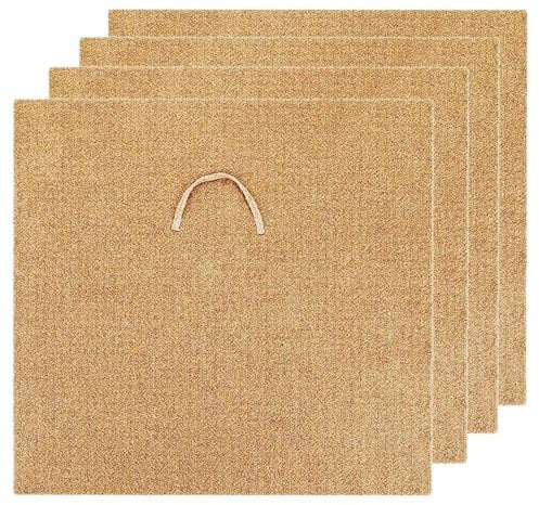 Hemp Mat, 60 x 60cm Worms Blanket for Composting Jute Fibre, Worm Composter for Keeping Worms Moist Warm (2)