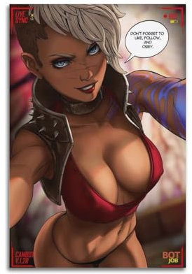 TESUXYEHH Borderlands-Videospiel-Poster, Motiv: Taryn Calypso, dekorative Malerei, Leinwand, Wandposter und Kunstdruck, moderne Familienschlafzimmer-Dekoration, Poster, 60 x 90 cm