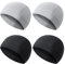 ChauLanBow 4 Stück Fahrradmütze Unter Helm, Herren Fahrrad Mütze, Unterziehmütze Fahrradhelm, Fahrrad Cap, Radmütze, Cycling Cap, Laufmütze, Unterhelmmütze Sommer, Fahrrad Kappe Herren