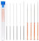 3D Drucker Düsenreinigungsnadeln, 3D Drucker Düsen Reinigungsset 3D Drucker Zubehör 10 Stück Düsenreinigungsnadel aus Edelstahl 0.15/0.2/0.25/0.3/0.35/0.4/0.5/0.6/0.8/1.0mm Düsen Reinigungs Nadel