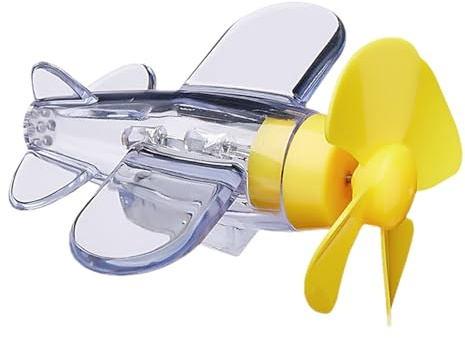 LearnLyrics Rotating Plane Decoration, Airplane Windmill Decoration | Airplane Decoration Ornament - Windmill Motorcycle Decoration, Handlebar Decoration