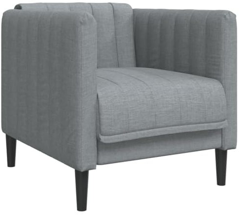 ULUYYUC Sofa Bed Camping Sofa Ecksofa Schlafsofa - Sessel Hellgrau Stoff für Lounge Terrasse Garten Party