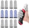 Sibba Fingerlinge Schnittschutz 20 Stück Schnittschutz Fingerschutz Wiederverwendbare Fingerüberzüge Handschuhe Lebensverlängerer Rutschfeste Große Fingerkuppenschutze für Küchenarbeit Skulptur Nähen