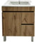 EL BAÑO MODERNO Juego Muebles de Baño con Lavabo - Mueble Baño con Lavabo - Lavabo con Mueble Compacto Preinstalado de Fábrica - Mueble Lavabo de Porcelana - Muebles de Baño con Lavabo