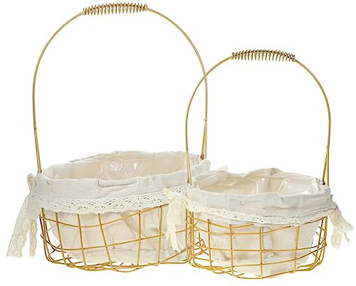 VANZACK 2stücke Wickelkorb Aus Handgewebter Pflanzkorb Für Blumen Dekorativer Aufbewahrungskorb Mit Praktischem Griff Für Pflanzen Und Deko Jedem