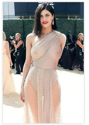 Alexandra Daddario 043 Leinwand-Poster, Schlafzimmerdekoration, Landschaft, Büro, Raumdekoration, Geschenk, ungerahmt, 40 x 60 cm