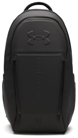 Under Armour Unisex No Weigh Rucksack Zubehör - Erweiterbarer Stauraum, Schwarz, One Size, Rucksack