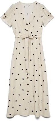 Vmjoan S/S 7/8 Shirt Dress WVN Btq