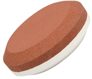 TOP-MAX Axe Sharpening Stone 320/500 Grit Double Sided Sharpening Puck Multi-Purpose Round Sharpener for Garden Tools Kitchen Knives