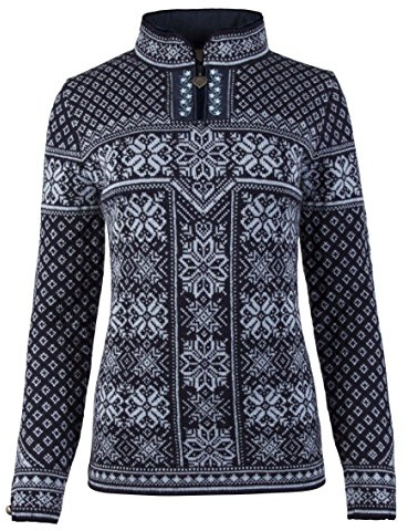 Dale of Norway Peace Feminine Sweater, Navy/Ice Blue, Small