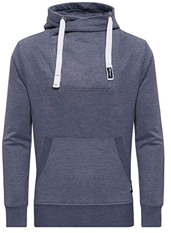 WOTEGA Herren Kapuzenpullover David - Kapuzen Hoodie Für Männer, Blau (Grisaille Blue 183912), M