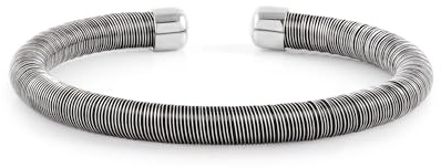 Nomination - Bracciale Donna, Collezione Essenzia, Caucciù Sintetico, Acciaio e Argento 925, Regolabile, Elegante e Resistente, Idea Regalo, Stile Minimal, Confezione Originale