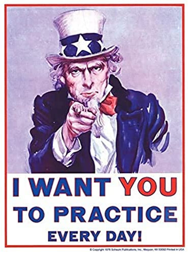 Piano or Keyboard-Uncle Sam Poster-Klavier-POSTER