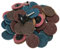 Lot de 30 disques de ponçage à grain fin 50 mm Changement rapide avec 1 support